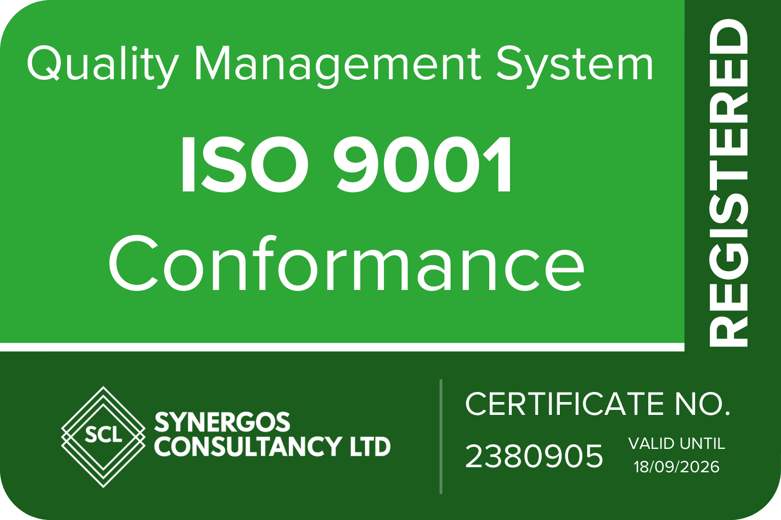 ISO 9001 Certified